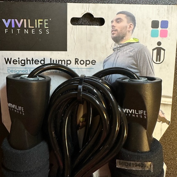 New - Weighted Fitness Cardio Jump Rope - Picture 6 of 9